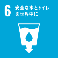 目標6 : 安全な水とトイレを世界中に