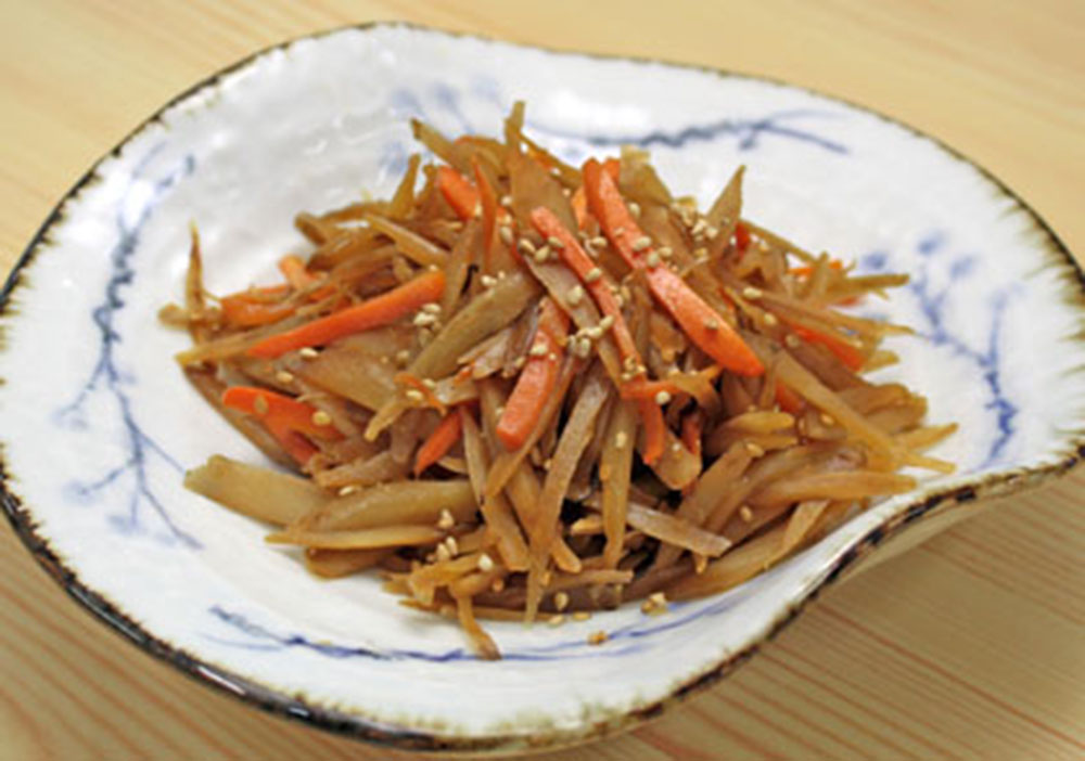 きんぴらごぼうゆずぽん味