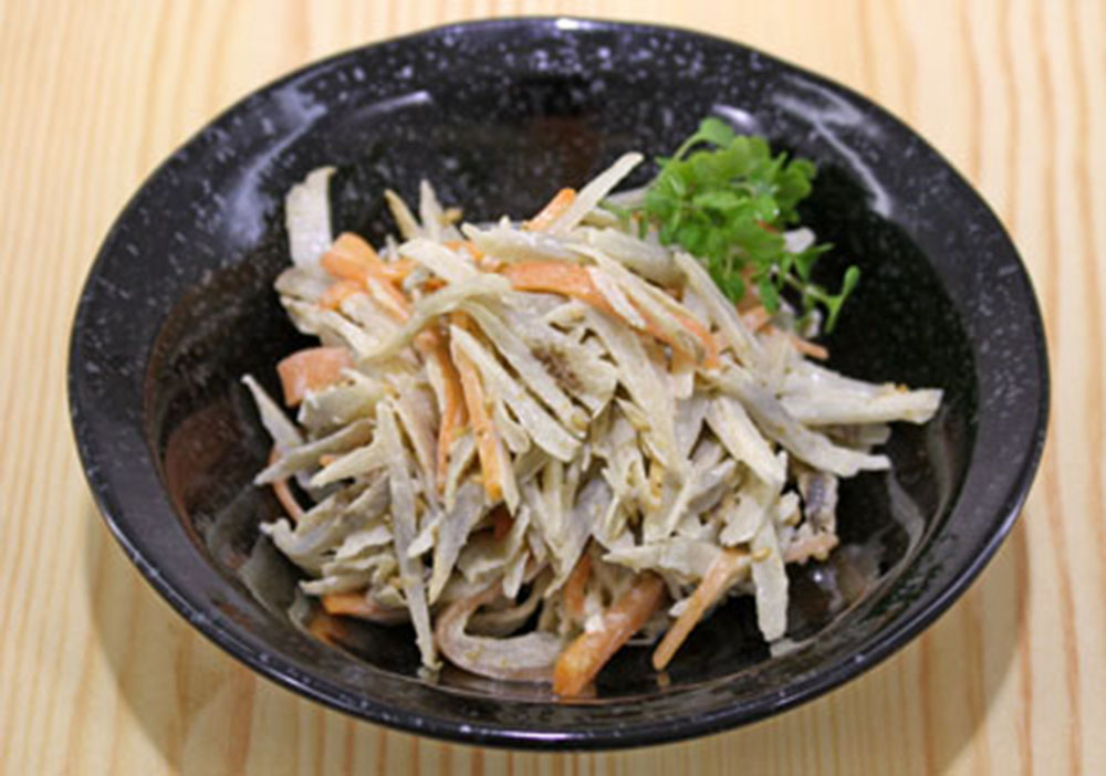 ごぼうのマヨ胡麻サラダ