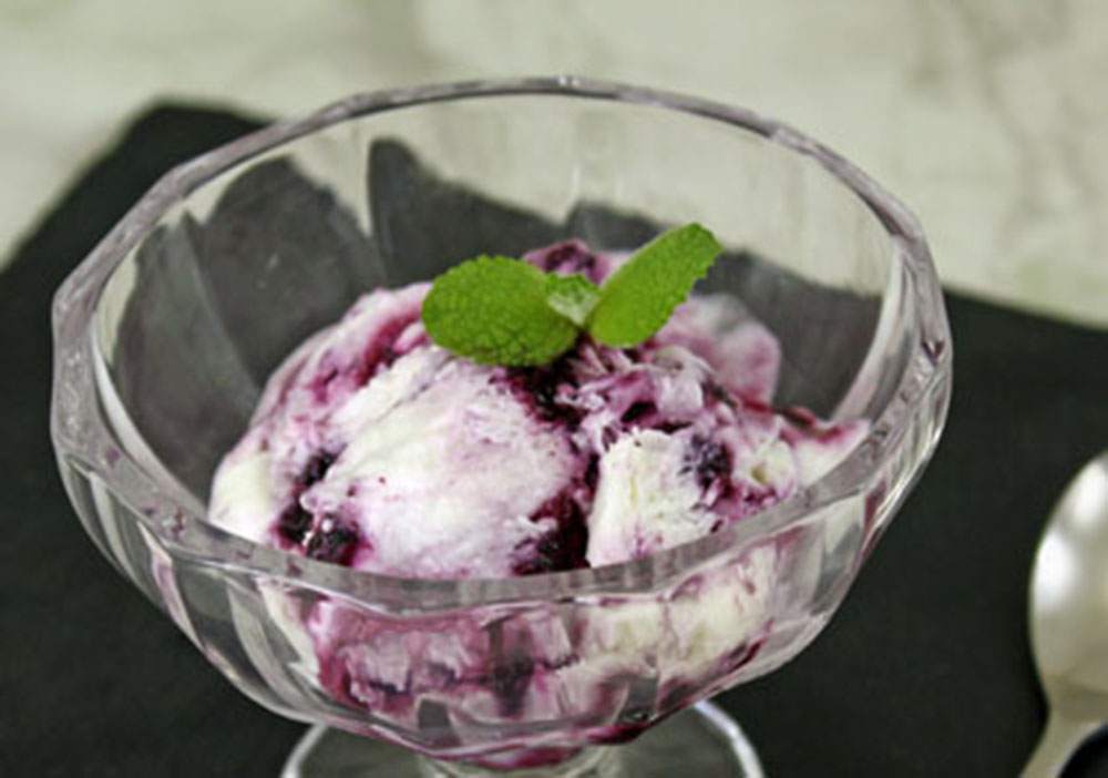 ブルーベリーアイス