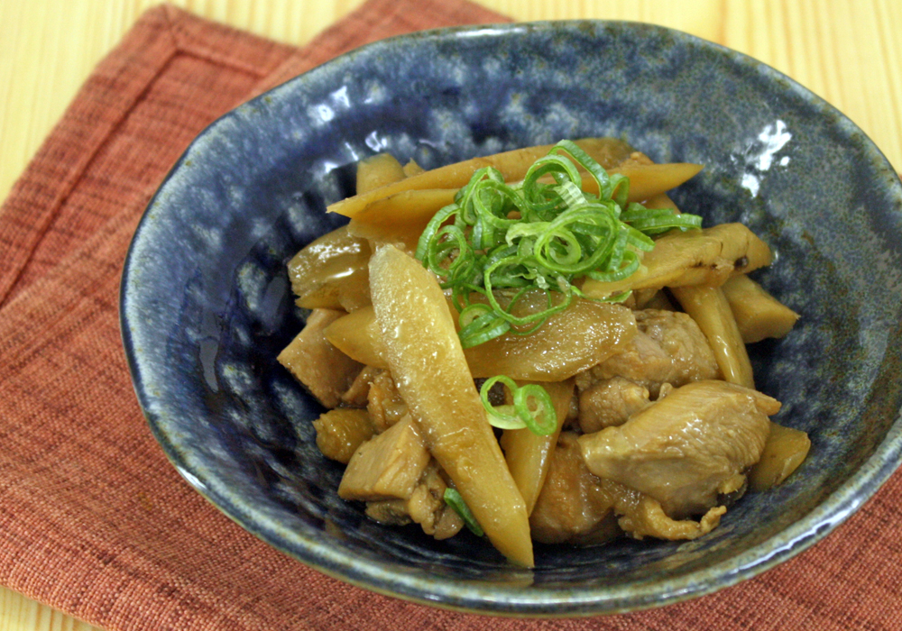 鶏とごぼうのさっぱり煮