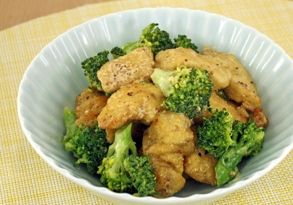 鶏肉とブロッコリーのマヨぽんマスタード