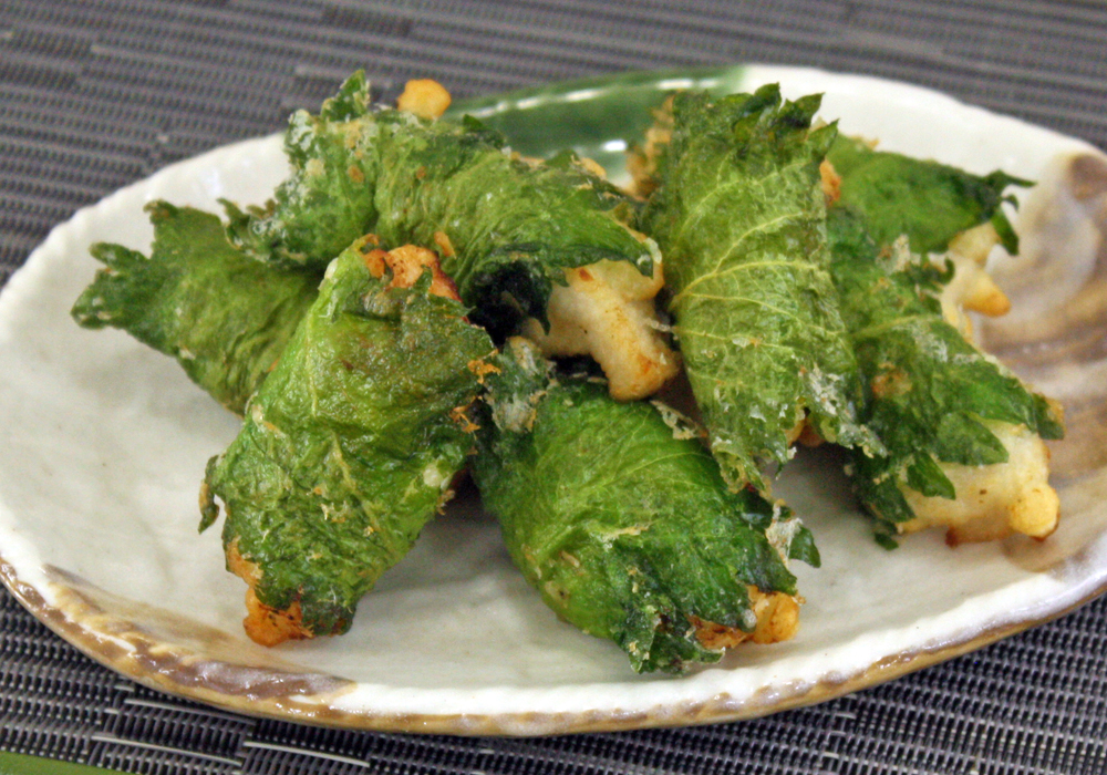 青じそサクッと唐揚げゆず胡椒塩ぽん酢味