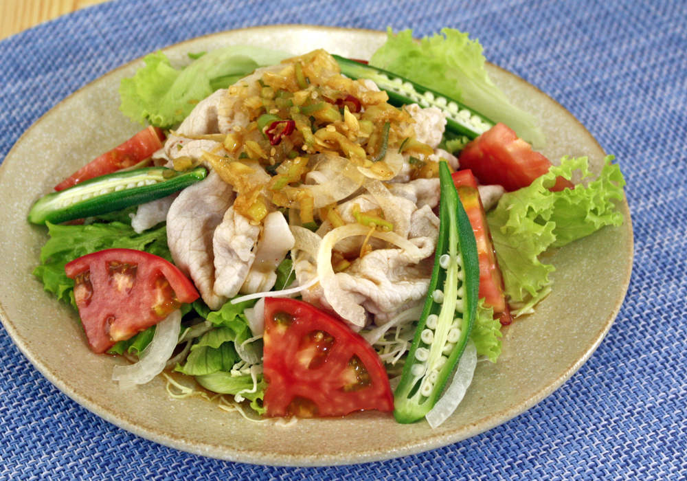 ねぎだれ冷しゃぶサラダ