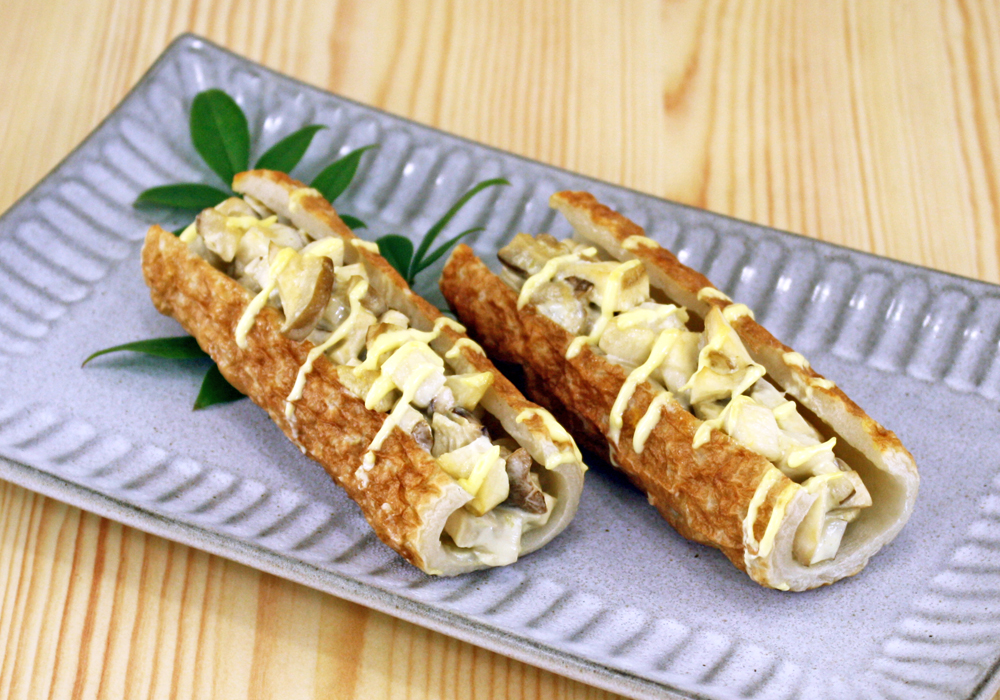 ちくわのきのこマヨぽん焼き