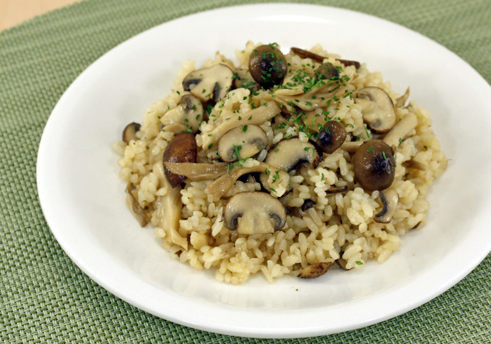 きのこのさっぱりバターライス