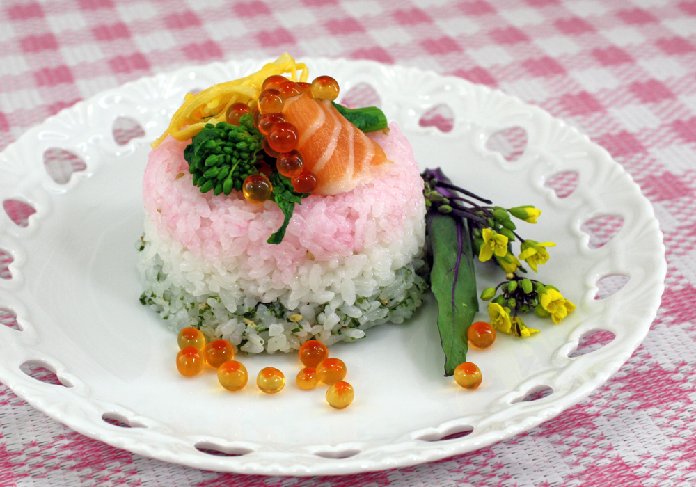ひな祭り菜の花寿司