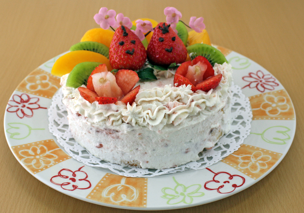 ジャムDEお雛様ケーキ